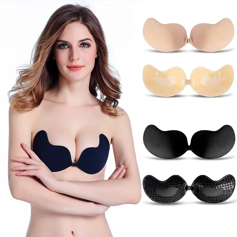 Silicone Bra Adhesive - Сексуальный женский бюстгальтер-невидимка с эффектом пуш-ап,