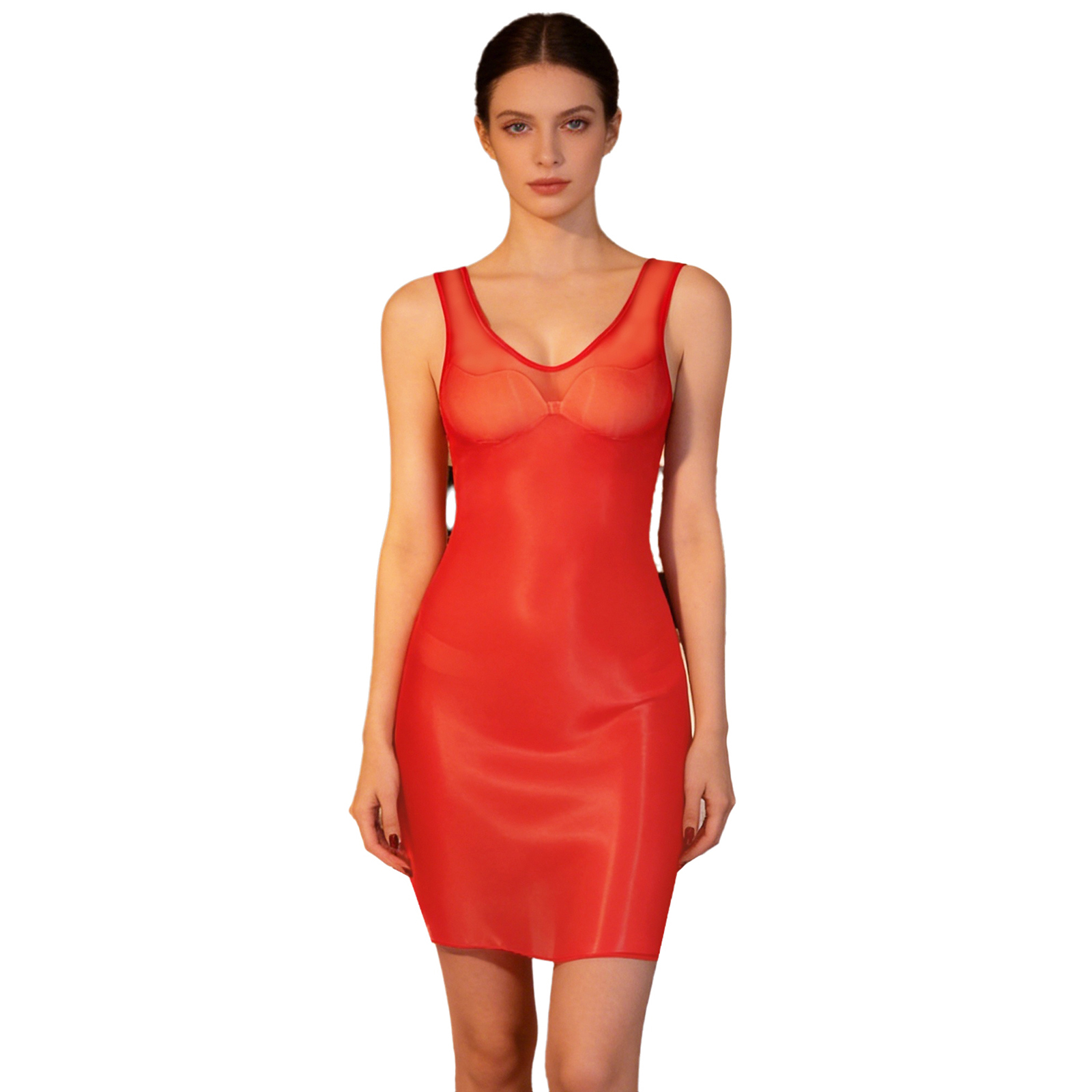 Женское глянцевое прозрачное о – обзор и цена Babydoll Chemise Night