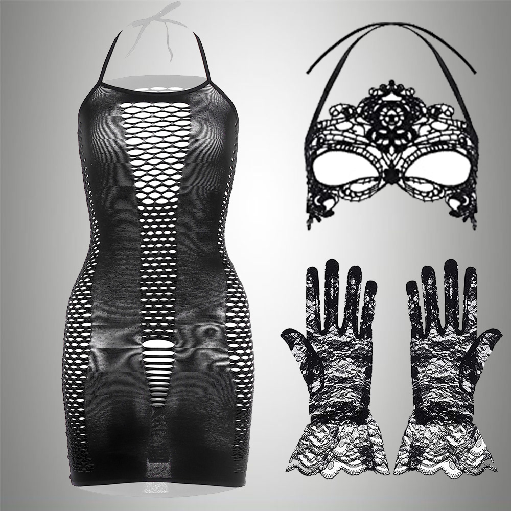 3 в 1 комплект экзотическое пл – обзор и цена Bodystocking Fishnet