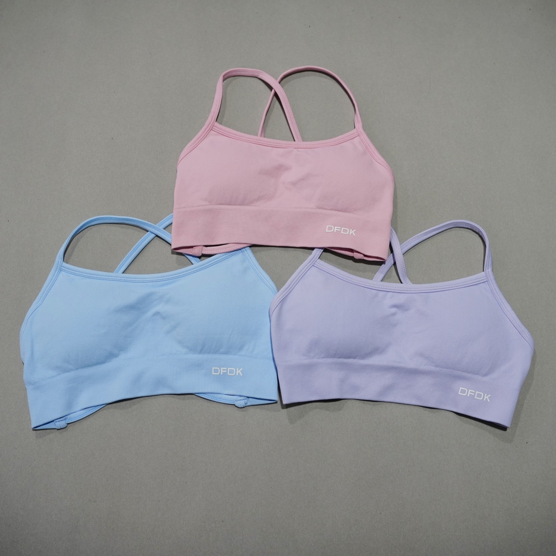 Бесшовный спортивный топ DFDK  – обзор и цена Push Up Bra Padded