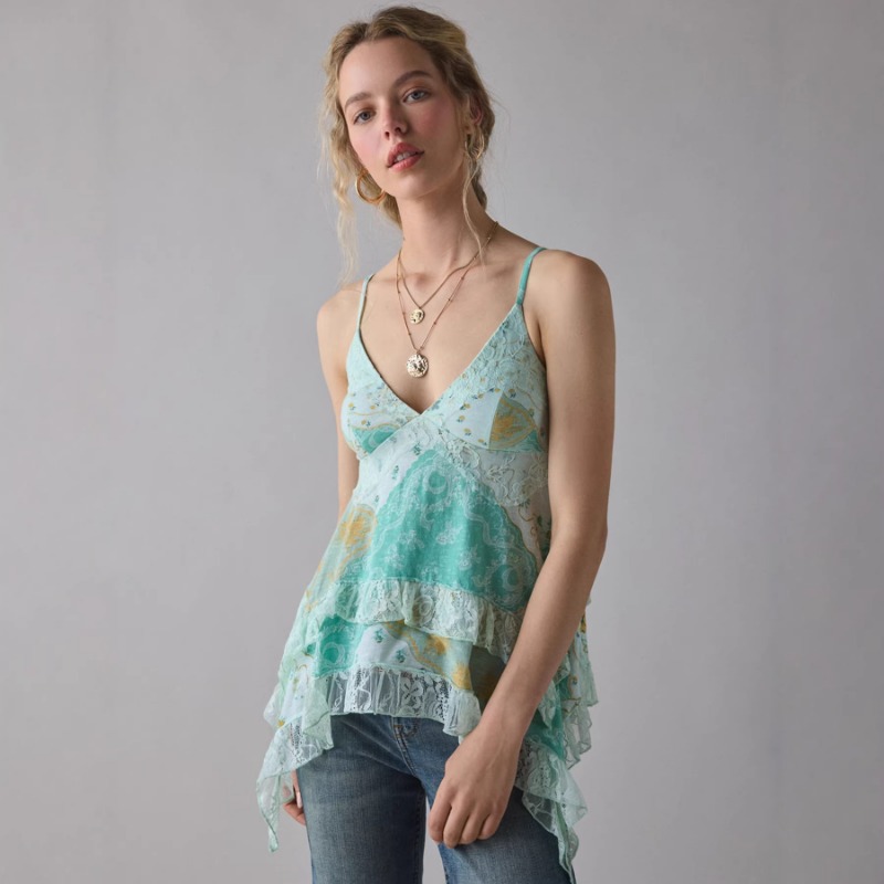 Винтажный шифоновый топ-камизо – обзор и цена Cami Top Lace