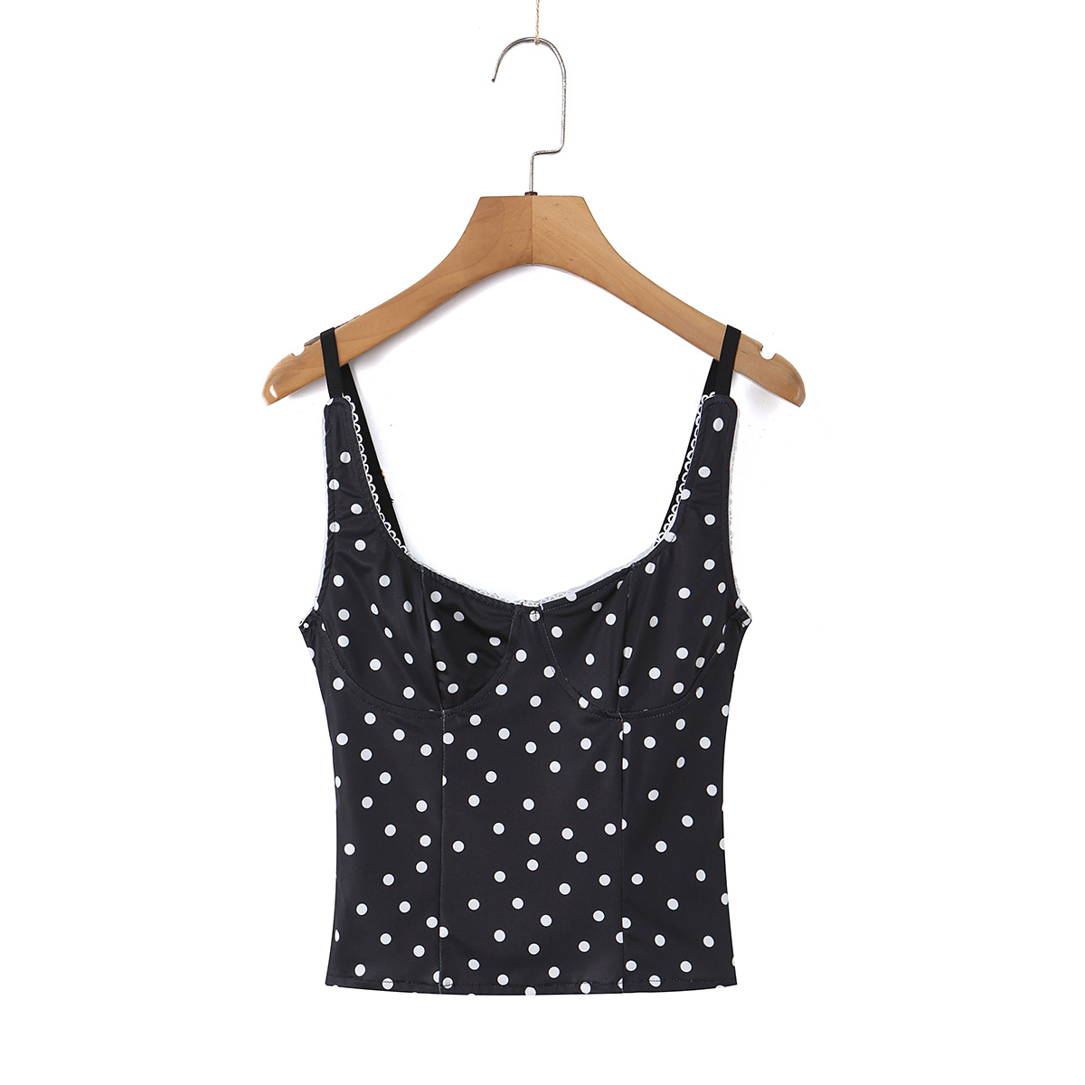 Черный укороченный топ-корсет  – обзор и цена Cami Top Lace