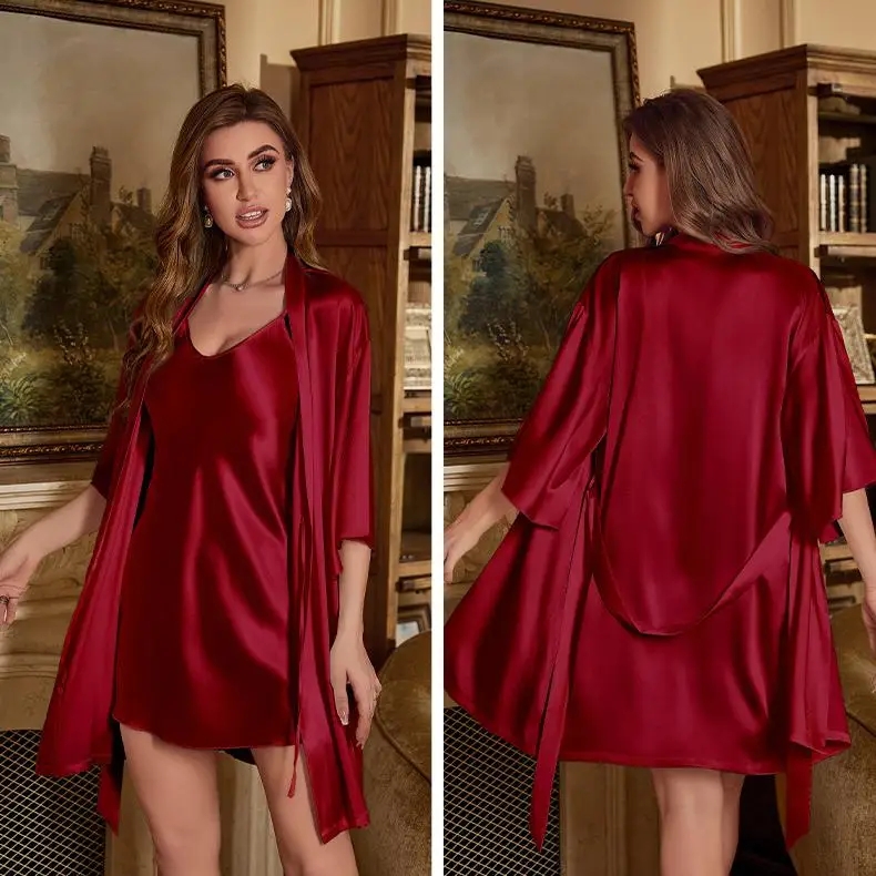 Халат из 2 предметов, женский  – обзор и цена Robe Silk Women