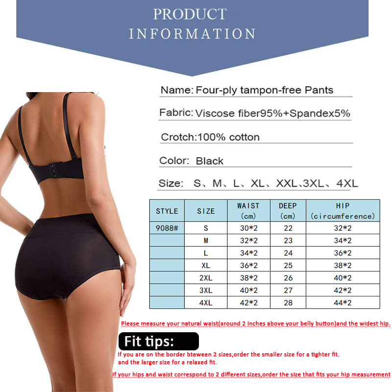 4-слойные впитывающие герметич – обзор и цена Period Panty Absorbent